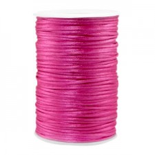 Satin wire 2.5mm Fuchsia purple